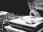 Aaron Byrd DJs at the Natural History Museum, March 4, 2016. Photo by Michelle Shiers