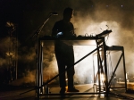 Moderat at the Mayan Theater, April 20, 2017. Photo by Rayana Chumthong