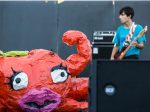 Cherry Glazerr at Music Tastes Good at Marina Green Park in Long Beach, Sept. 29, 2018. Photo by Andie Mills