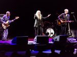 Patti Smith with Flea and Tony Shanahan at Pathway to Paris at the Theatre at Ace Hotel, Sept. 16, 2018. Photo by Andie Mills