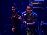 Bobbi Jean and Kyp Malone at We Rock With Standing Rock benefit at the Fonda Theatre. Dec 20, 2016. Photo by Annie Lesser