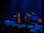 Chapin Sisters at We Rock With Standing Rock benefit at the Fonda Theatre. Dec 20, 2016. Photo by Annie Lesser