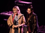 Riley Keogh and Bobbi Jean at We Rock With Standing Rock benefit at the Fonda Theatre. Dec 20, 2016. Photo by Annie Lesser