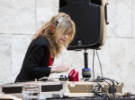 DJ Jessica Pratt at the Getty, June 10, 2017. Photo by Ashly Covington