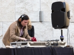 DJ Matt McDermott at the Getty, June 10, 2017. Photo by Ashly Covington