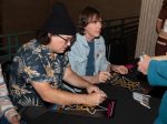 Jon Auer and Jody Stephens at the the Wild Honey Orchestra benefit at the Alex Theatre, Nov. 5, 2022. Photo by Stevo Rood / ARood Photo